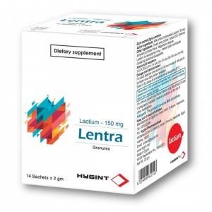 LENTRA LACTIUM 150 MG DIETARY SUPPLEMENT ( MILK PROTEIN HYDROLYSATE-ALPHA-CASOZEPINE + WHEY PROTEIN ISOLATE ) 14 SACHETS